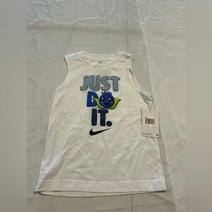 NWT Nike White Graphic Tank Top unisex tank top